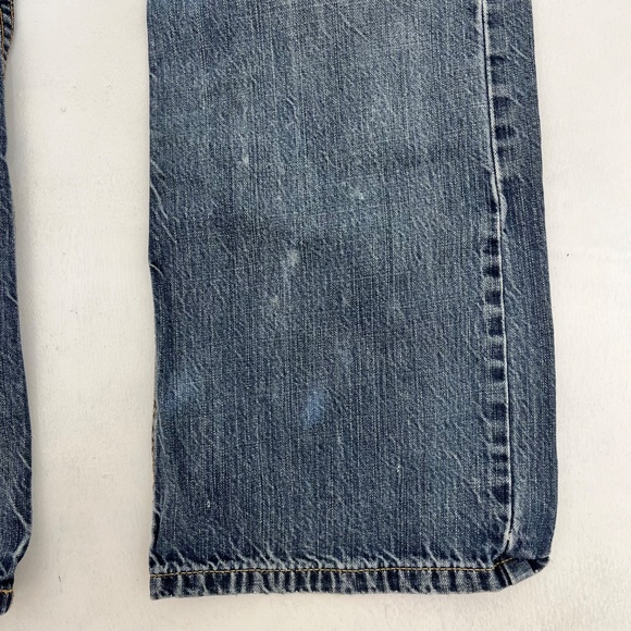 Aeropostale Mens Size 32/32 Driggs Slim Bootcut Jeans Blue Retro Straight Denim - Picture 8 of 16